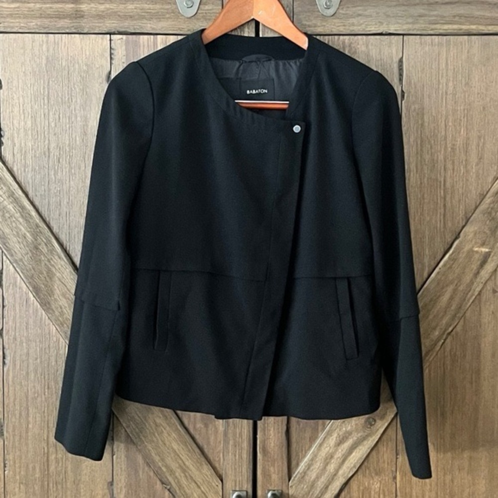 Babaton Women's Asymetrical Black Jacket